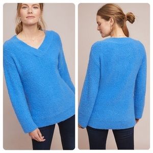 ANTHROPOLOGIE CLAYTON SWEATER BLUE SIZE XS